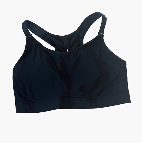 Spanx Bra Women's Size 36D Black High Impact Wireless Adjustable Full Coverage E - Picture 1 of 3